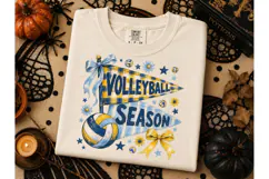 Volleyball Season Pennant PNG Tee Design Product Image 3