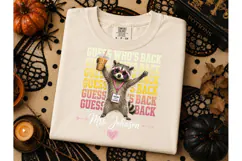 Funny Raccoon Teacher PNG Shirt Design Product Image 2