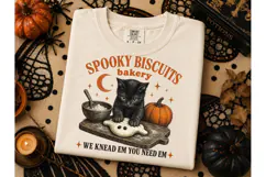 Spooky Biscuits Bakery Halloween Cat PNG Product Image 3