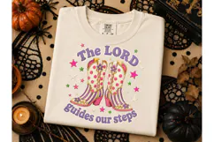 The Lord Guides Our Steps Boots PNG Product Image 3