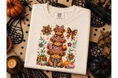 Highland Cow Fall Pumpkin PNG Tee Design Product Image 2