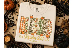 Blessed Fall Pumpkin PNG Sublimation Tee Product Image 2