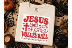 Jesus and Volleyball PNG Shirt Design Product Image 3