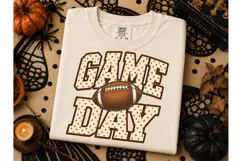 Game Day Football PNG Sublimation Tee-Game Day Football PNG Product Image 3