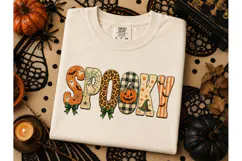 Spooky Halloween PNG Sublimation Tee Des Product Image 2