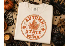Autumn State of Mind PNG Shirt Design Product Image 2