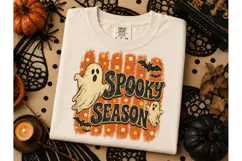 Spooky Season Ghost Halloween PNG Tee Product Image 3