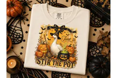 Witch Goose Halloween PNG Tee Design Product Image 2