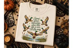 I'll Fly Away Duck Mallard PNG Tee Product Image 1