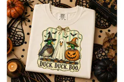 Duck Duck Boo Halloween PNG Tee Product Image 2