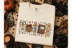 Cute School Supplies PNG Teacher Tee Product Image 1