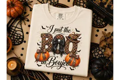I Put the Boo in Boujee PNG Shirt Product Image 3