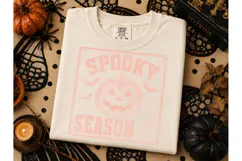 Spooky Season Pumpkin PNG Halloween Tee Product Image 2