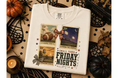 Small Town Friday Nights PNG Tee Design Product Image 3