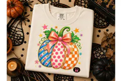 Fancy Pumpkin Trio PNG Sublimation Tee Product Image 3