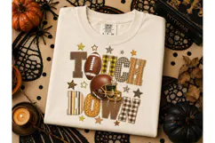 Touchdown Football Halloween PNG Tee Product Image 3