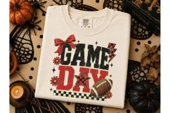 Game Day Football PNG Sublimation Tee-Game Day Football PNG Product Image 3