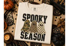 Spooky Season Ghost PNG Halloween Tee Product Image 2