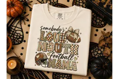 Loud Mouth Football Mama PNG Tee Product Image 3