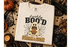Freshly Bood Ghost Coffee PNG Shirt Product Image 2