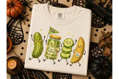 Cute Pickle Squad PNG Shirt Design Product Image 2