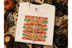 Gingerbread Bat Christmas PNG Tee Design Product Image 3