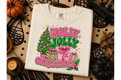 Holly Jolly Christmas PNG Shirt Design Product Image 3