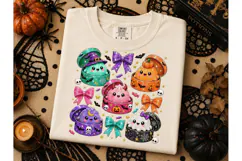 Kawaii Halloween Candy Box PNG Tee Product Image 3