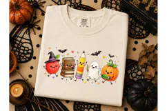 Halloween Teacher Cute Characters PNG Te Product Image 3