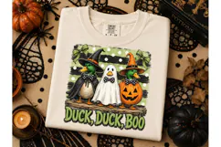 Duck Duck Boo Halloween PNG Tee Product Image 2