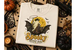 Spooky Cowboy Ghost Bat Halloween PNG Product Image 2