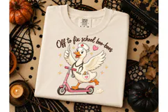 School Nurse Duck PNG Sublimation Tee Product Image 3