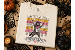Funny Raccoon Teacher Back to School PNG Product Image 2