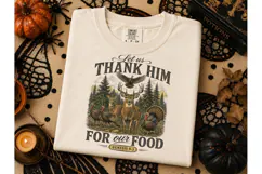 Let Us Thank Him Genesis PNG Tee Product Image 2