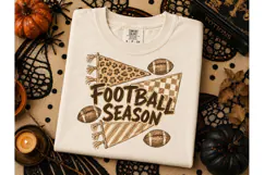 Football Season PNG Shirt Fall Design Product Image 2