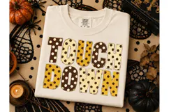 Touchdown Polka Dot PNG Football Tee Product Image 2