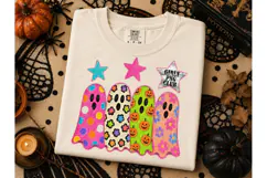 Halloween Ghost Cute PNG Shirt Design Product Image 2