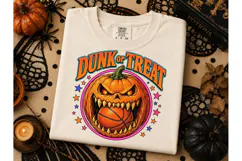 Dunk or Treat Halloween Basketball PNG Product Image 3