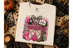 Blue Collar Brat PNG Sublimation Tee Product Image 2