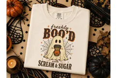 Freshly Bood Ghost Halloween PNG Tee Product Image 2