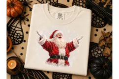 Vintage Santa Claus PNG Sublimation Tee Product Image 3