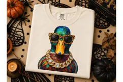 Gangster Mallard Duck PNG Tee Design Product Image 3