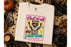 Funny Raccoon Jesus Delight PNG Tee Product Image 3