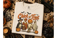 Chick or Treat Halloween PNG Tee Design Product Image 2