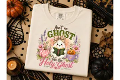 Ain't No Ghost Holy Ghost PNG Tee Product Image 3