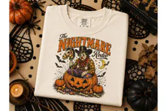 Nightmare Rodeo Halloween Clown PNG Tee Product Image 3