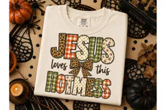 Jesus Loves This Hotmess PNG Shirt Product Image 3