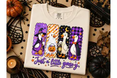 Just a Little Goosey Halloween PNG Tee Product Image 2
