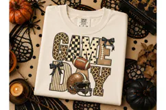 Game Day Football PNG Sublimation Tee-Game Day Football PNG Product Image 2