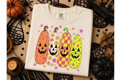 Groovy Halloween Pumpkin PNG Tee Design Product Image 2
